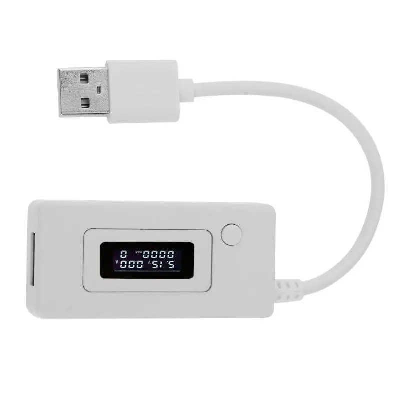 Тестер емкости аккумулятора Micro USB с ЖК дисплеем измеритель напряжения и тока для