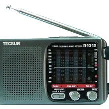 Розничная и полный бренд TECSUN R-1012 высокое качество MW SW FM-tv 12 диапазонов мира радио приемник