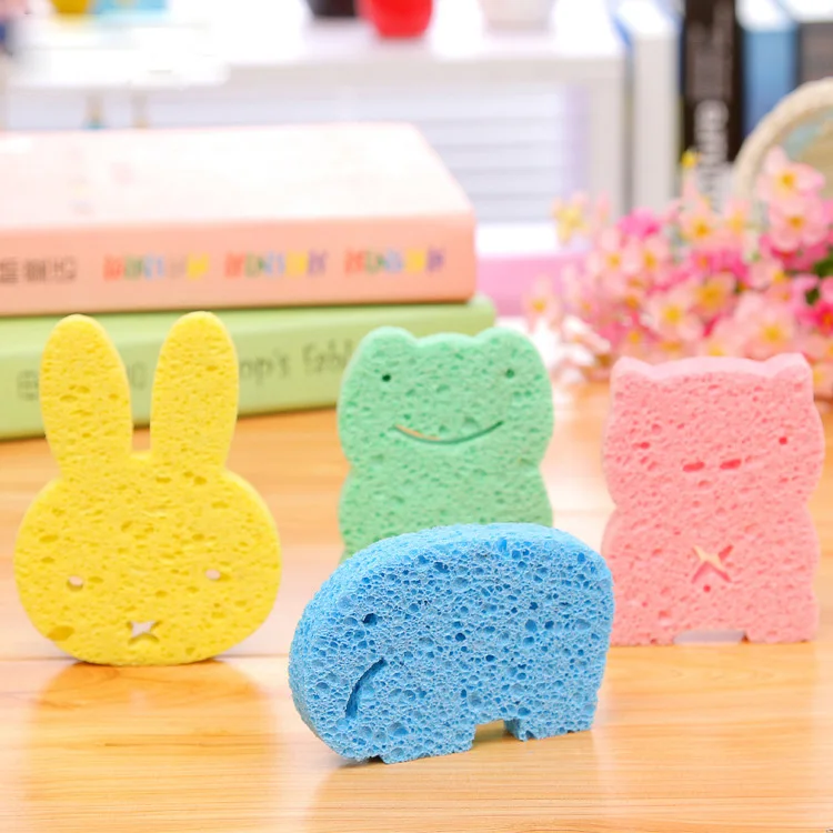 2 pzlotto roba per bambini cute cartoon spugna da bagno per bambini super soft