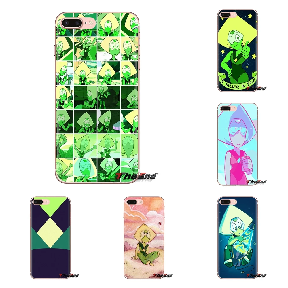 Steven Universe Peridot для iPod Touch Apple iPhone 4 4S 5 5S SE 5C 6 6S 7 8 X XR XS Plus MAX мягкие прозрачные чехлы |