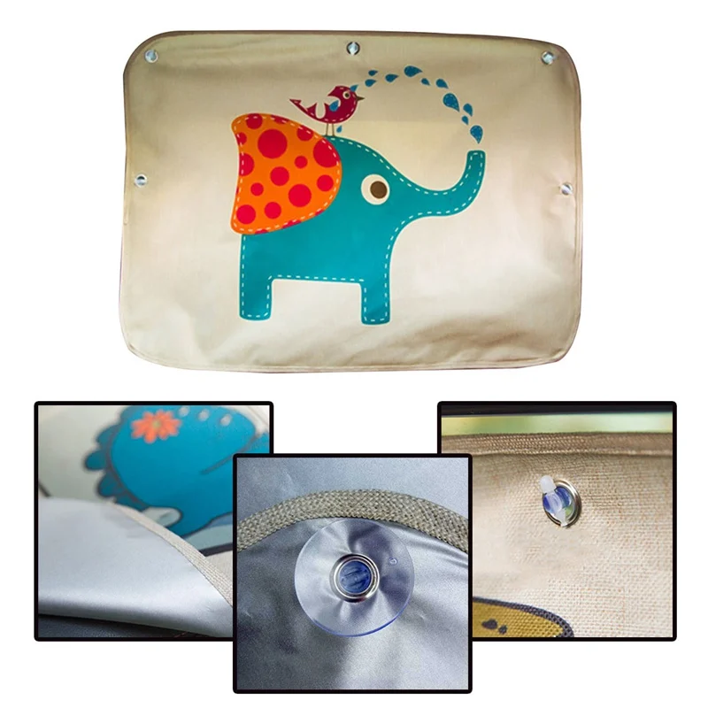 

Universal Car Side Window Sunshade Curtain Summer Adjustable Sunscreen Baby Sun Shade UV Protection Foils