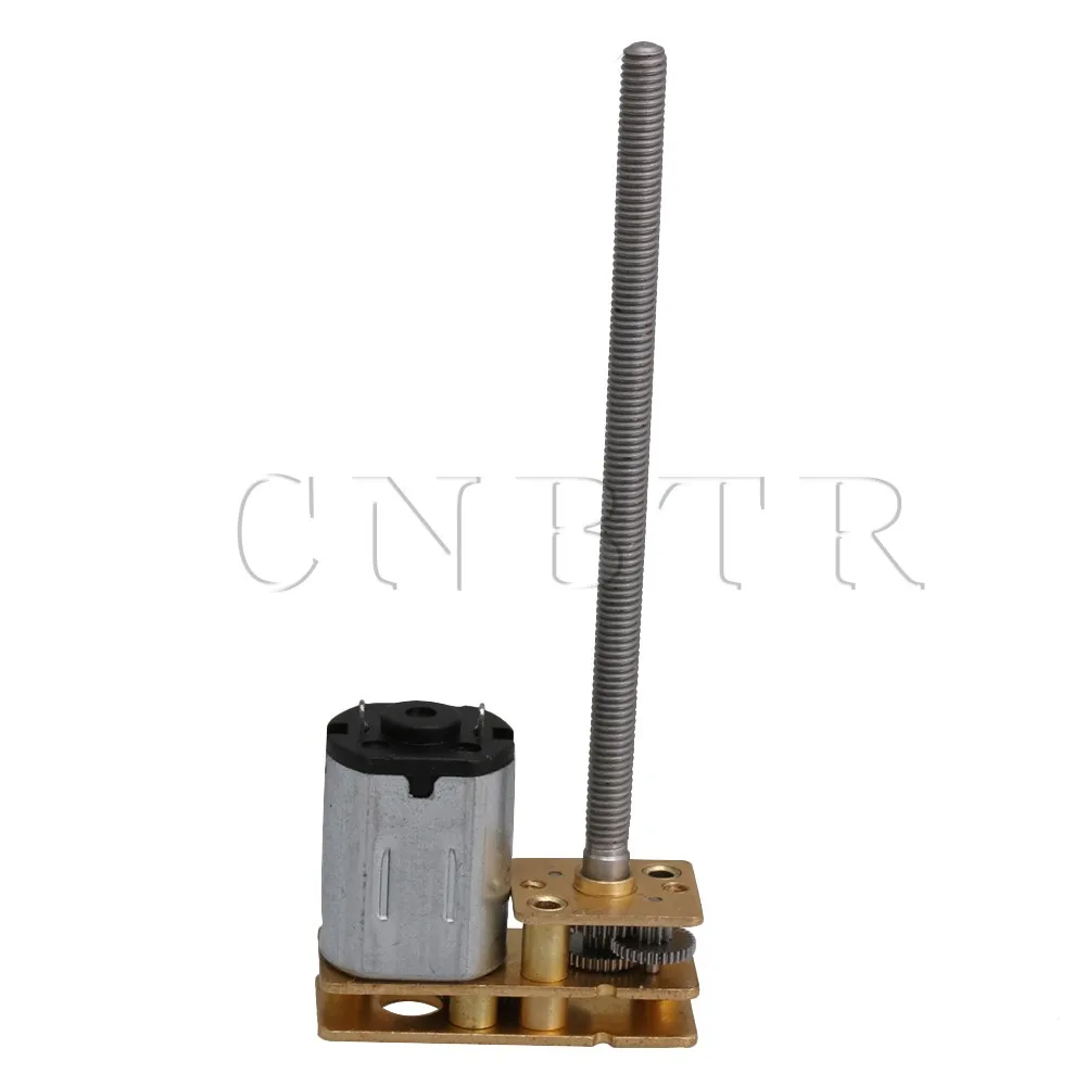 

CNBTR DC12V 60RPM 1:298 Reduction Micro Speed Reduction Motor Mini Gear Box with 2 Terminals for Lift Landing Gear