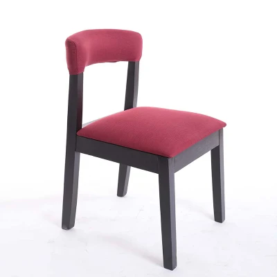 Луи Мода обеденные стулья современный простой контракт твердой древесины минималистский офис кафе - Цвет: G2