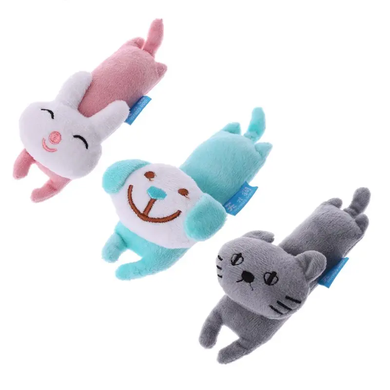 

Animals Cartoon Dog Toys Stuffed Squeaking Pet Cat Plush Puzzle Chew Squeaker Squeaky Toy