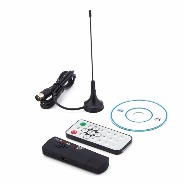 Мини цифровой USB HDTV тюнер FM+ DAB DVB-T RTL2832U+ R820T Поддержка SDR тюнер ресивер с пультом дистанционного управления