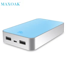 MAXOAK 13000mAh Dual USB Charging Power Bank External Battery Charger Portable PowerBank for Mobile phone