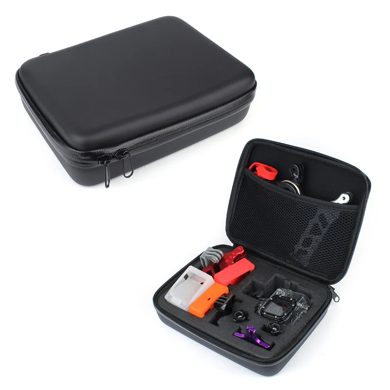 QIUNIU For GoPro Accessories Medium Travel Storage Shockproof