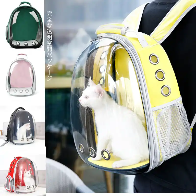 Mochila para cachorro transparente Clearance