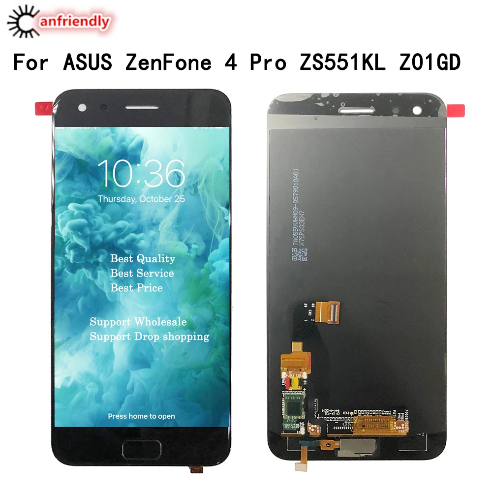 

LCD for ASUS ZenFone 4 Pro ZS551KL Z01GD 5.5" LCD Display Touch Panel Screen sensor glass Digitizer Assembly Phone Replacement