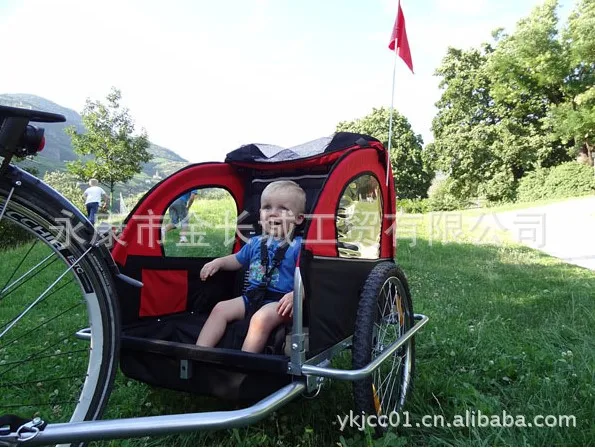 

baby carriage cart trailers baby bicycle twin jogger kinder wagen double stroller behind bike pet trailers stroller