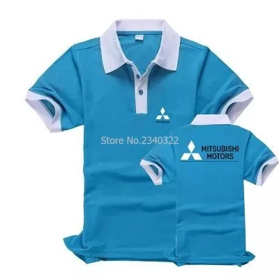 Новые комбинезоны поло хлопковые футболки поло с короткими рукавами Mitsubishi Motors
