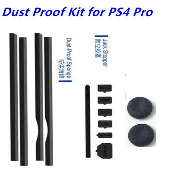 

PS4 Pro DIY Dust-Proof Kit Prevent Cover Case Mesh Jack Stopper Pack Dustproof For SONY PlayStation 4 Pro PS4 Pro Console+caps