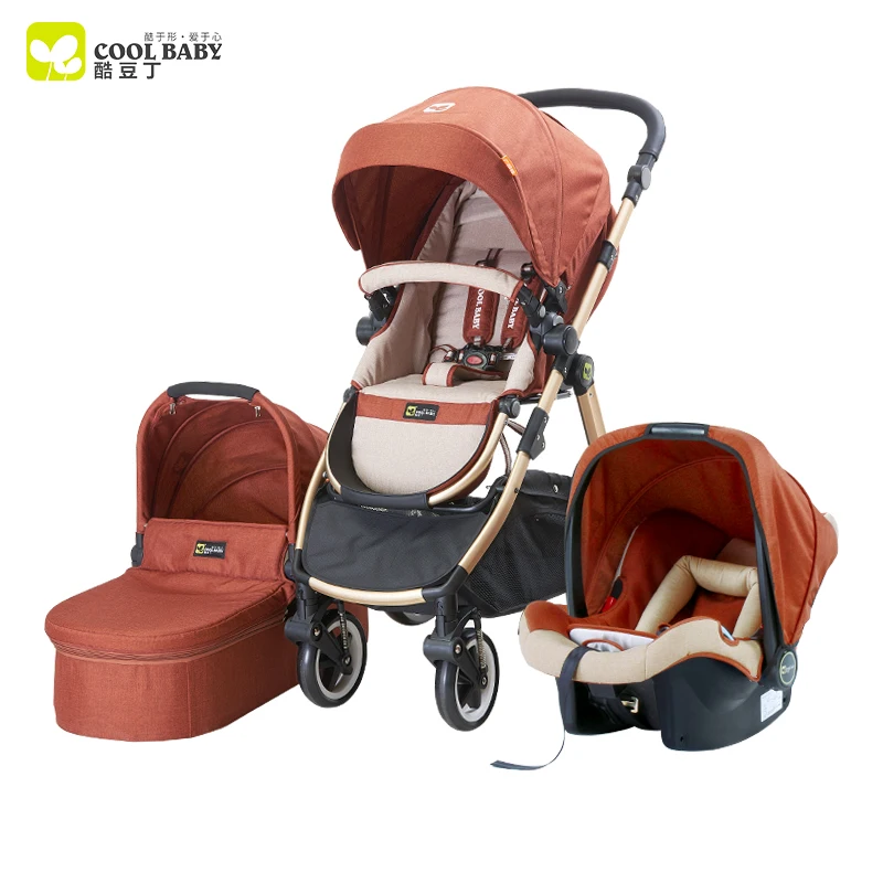 Travel System Baby Stroller, High-view, Suspension, Folding, Bidirectional, Portable Baby Pram Whole Set, Sit & Lie Down Travel System Baby Stroller, High-view, Suspension, Folding, Bidirectional, Portable Baby Pram Whole Set, Sit & Lie Down