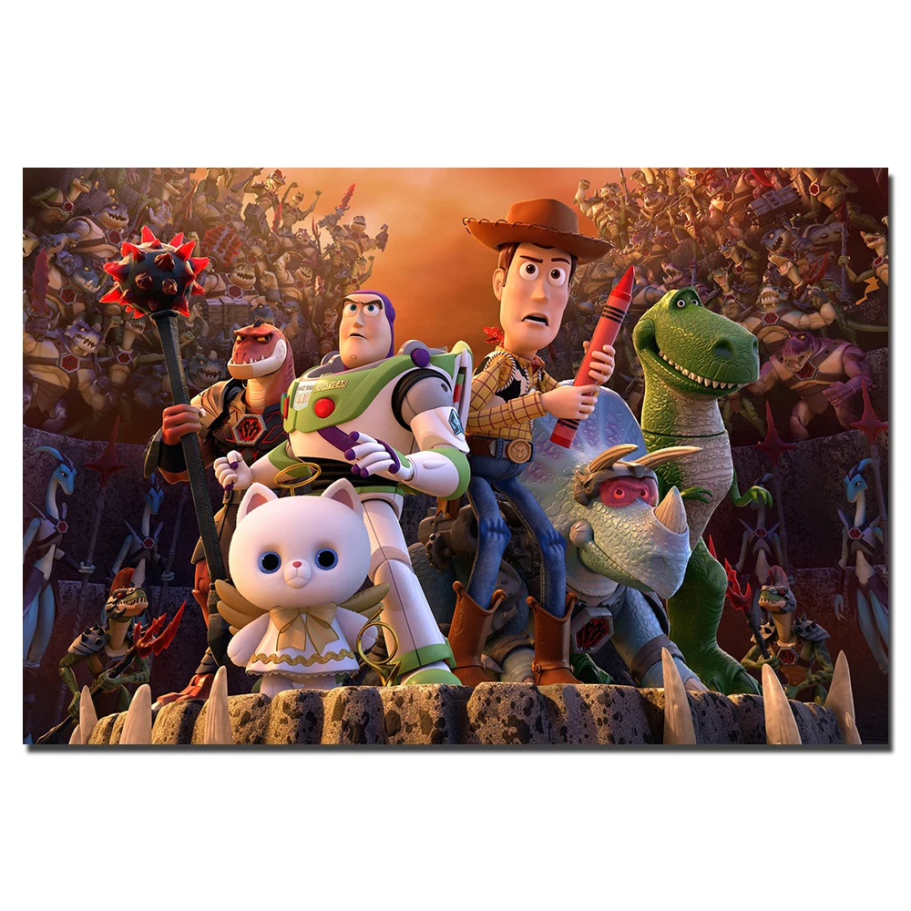 Toy Story Poster Canvas Painting For Home Decor Wall Art Pictures For 