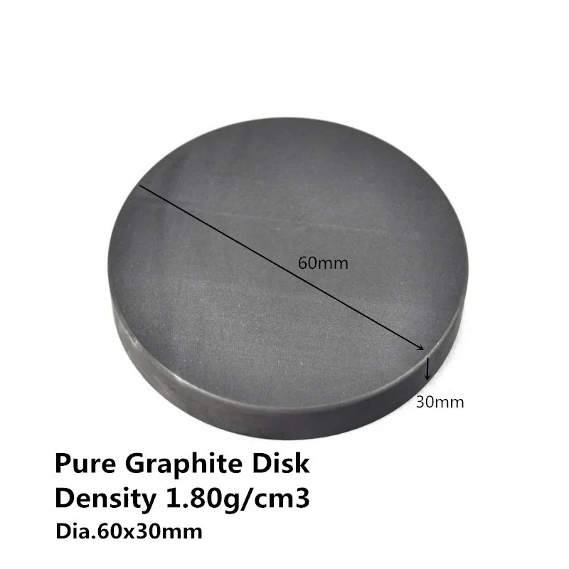 

Dia.60*30mm Graphite Round Plate ,synthetic graphite round, Graphite Round for Aluminium Industry