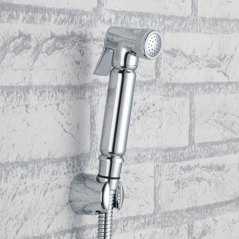 MAIDEER Chrome solid brass Sprayer hand held toilet bidet spray shattaf