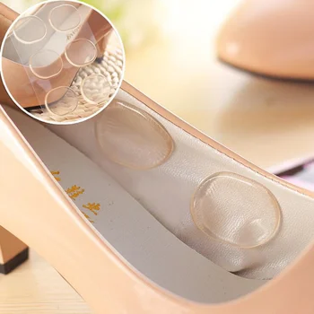 6pcs/lot Shoe Heel Protectors Foot Care Gel Pad Invisible Insole And Heel Grips For Shoes Silicone Gel Insoles Cushion Pad #996 l size comfort cushion foot care shoe pad silicone shoe insole gel deodorant ortic insoles sport insoles worldwide