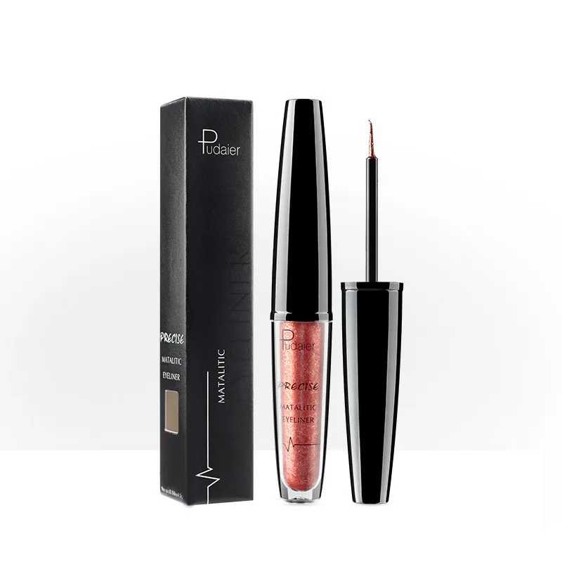 

16 Colors Pearlescent High-gloss Flash Glitter Eyeliner Liquid Metal Eyeliner Eye Make-up Tools Waterproof Long-lasting Makeup