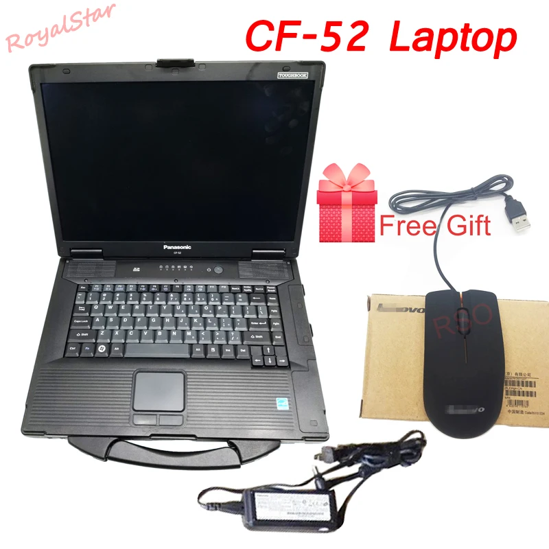 

laptop CF-52 CPU P8400 Memory 4GB Toughbook cf52 free full software install HDD SSD for MB STAR C4/C5 repair ready to use