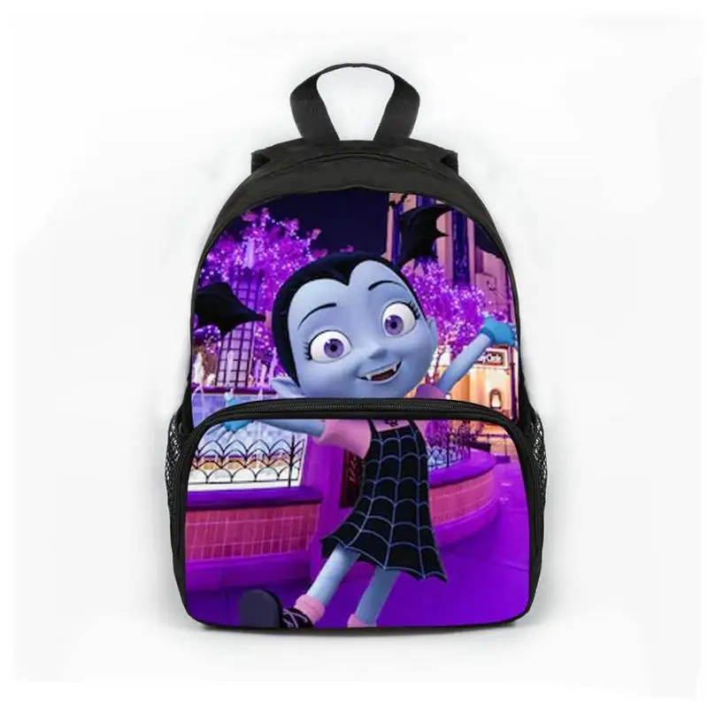 

2019 New Kids Popular Cartoon Vampirina Printing School Backpack For Children Daily casual School Bags For Kids Boys Girls
