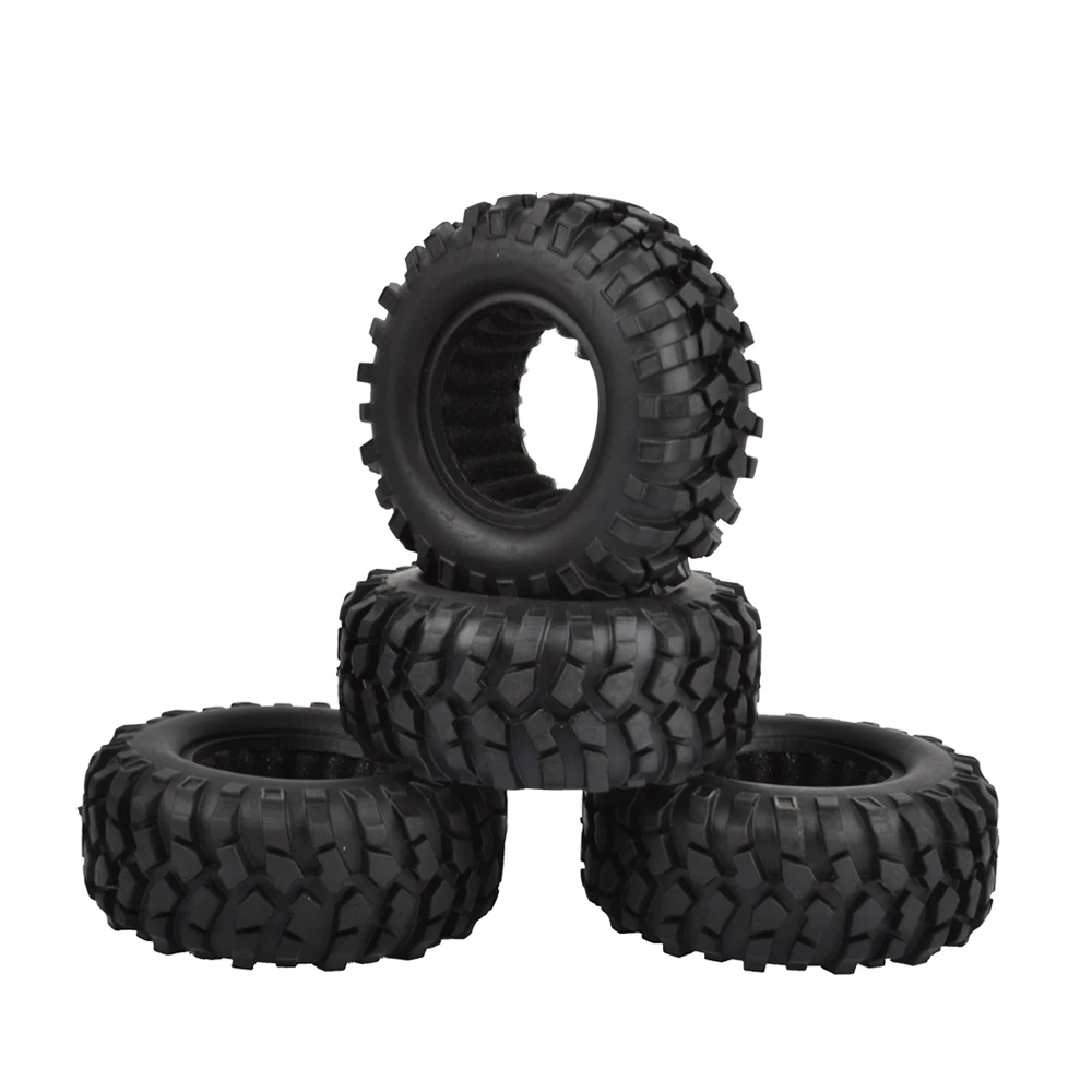 Crawler Tires Axial Scx10 1/10 with Insert for Rc Scx10/D90/D110/90046 4PCS 96mm/108mm