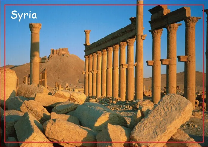 

Refrigerator Magnets,Old Greco-Roman City of Palmira at Sunrise Syria Tourist Rectangle Rigid Fridge Magnet 20715