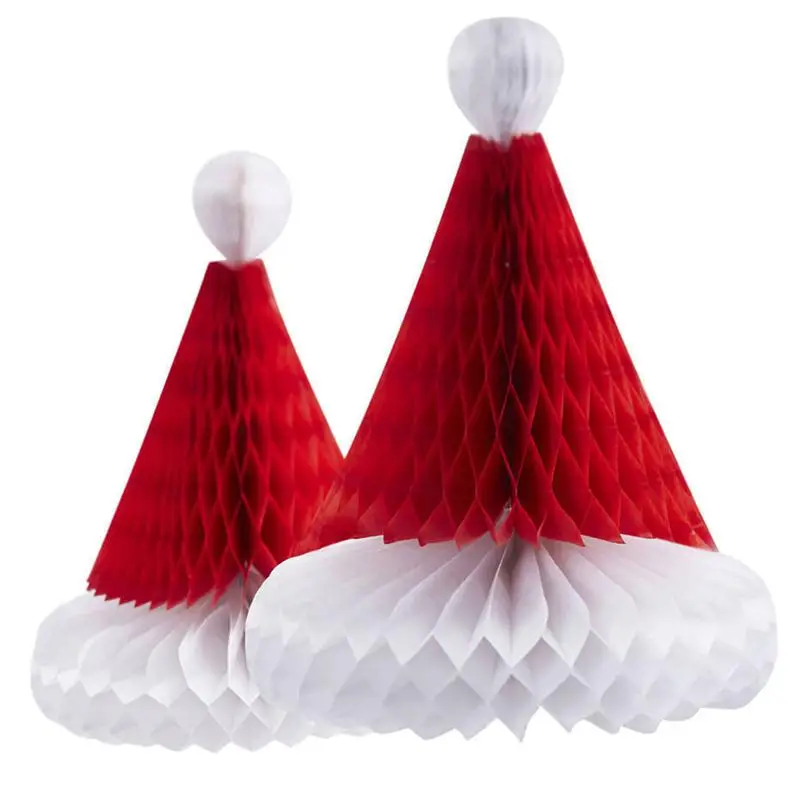 

Handmade Honeycomb Christmas Trees Tissue Paper Trees Centerpiece/Table Center for Holloween Window Decor Tree Decor