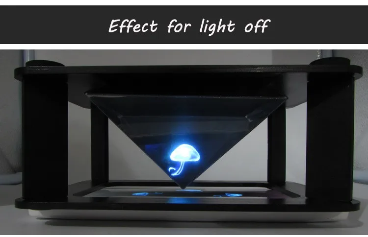 Голографические мобильные телефоны 3D голографическая проекция Пирамида DIY для 3,5 до 6,0 дюймов iphone смартфон Hatsune мВ проектор