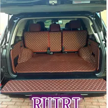 Полный набор ковриков для багажника автомобиля+ коврик для задней двери для Toyota Land Cruiser 200 5 мест-2007 прочные коврики для багажника