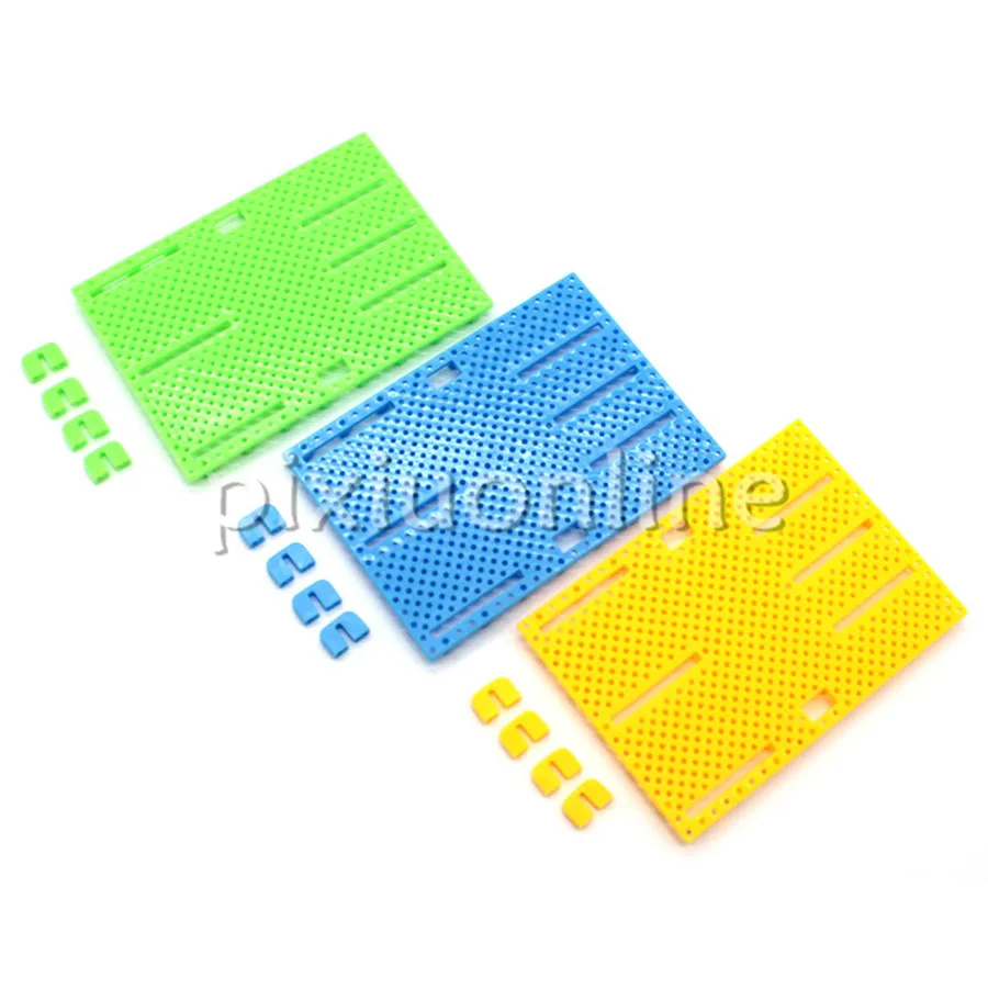 2pcs/pack J769 120*85mm Multi Holes Plastic Board 3colors Choose Model Making Part Free Russia Shipping 2pcs 3s 12 6v 6a bms li ion lithium battery protection board power bank balancer battery equalizer board for electric drill