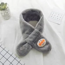 Детский шарф, шарфы, шейный платок, мягкий, сохраняющий тепло, Одноцветный, для зимы, новинка