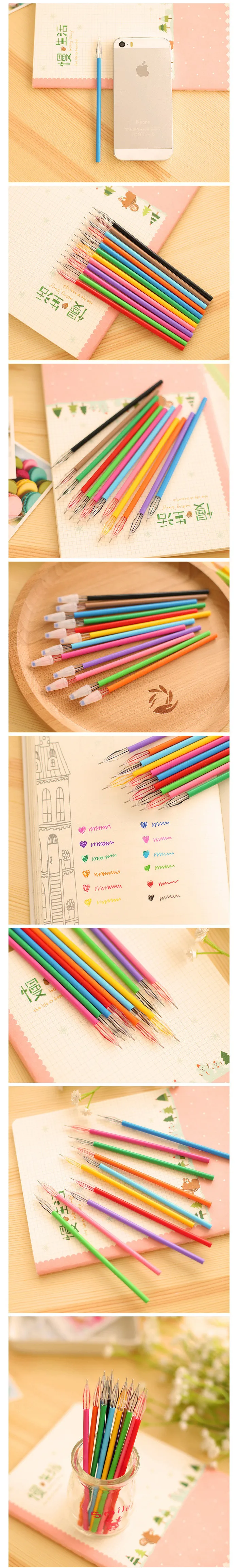 [4Y4A] 50 шт./партия гелевая ручка с бриллиантами милый Kawaii Мультфильм Zakka цвет ручка для детей школьные принадлежности