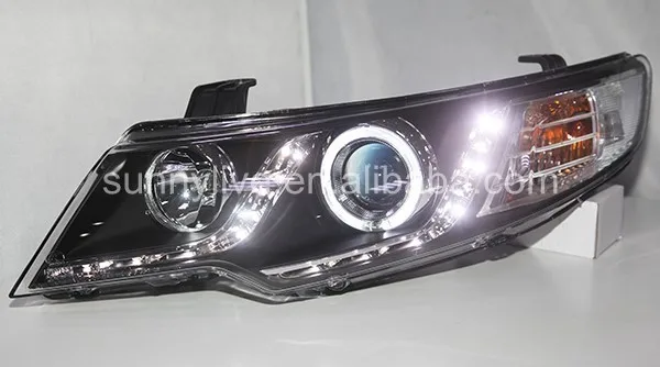 Для Kia Forte Cerato led halo передний светильник 2009-2013 V1