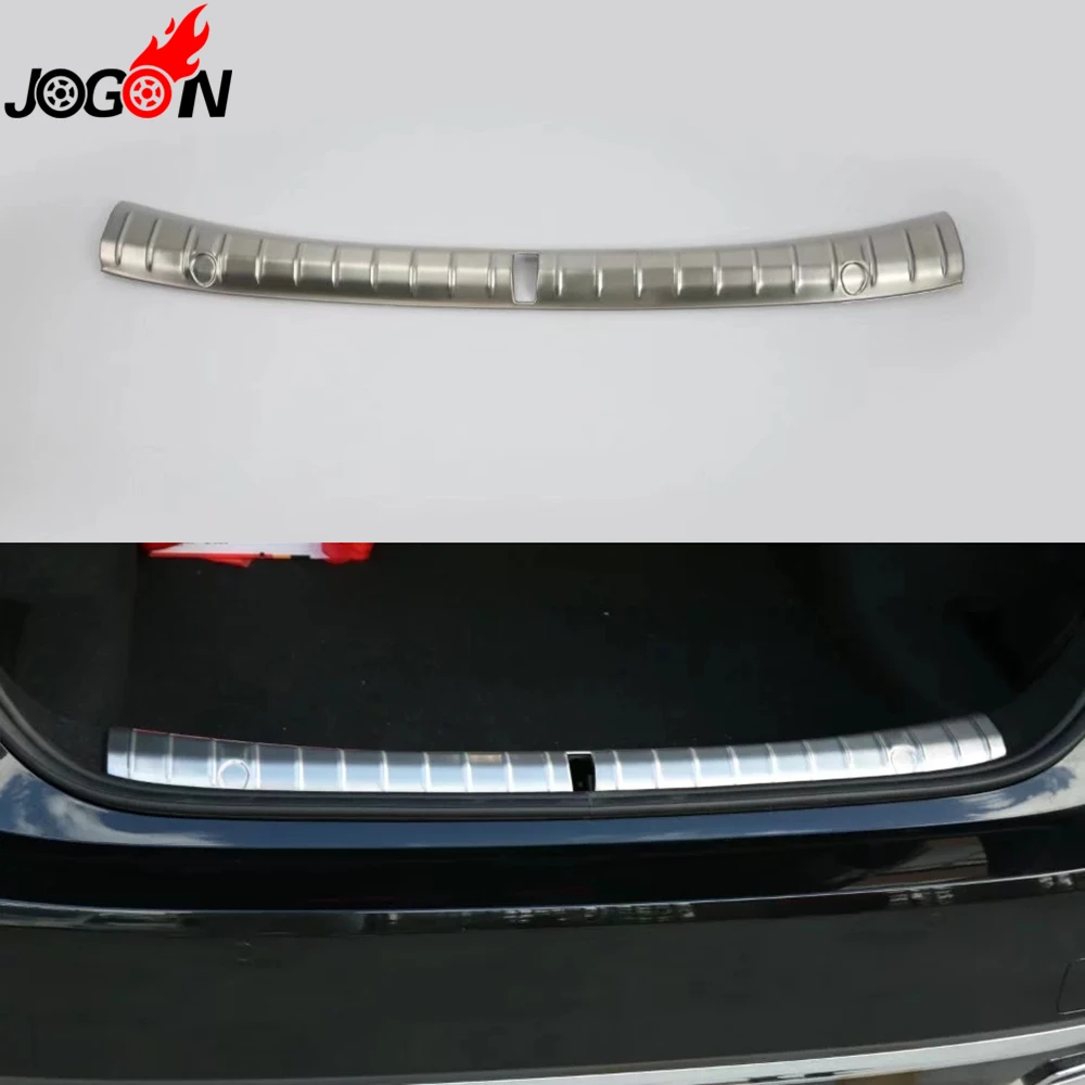 

For BMW 5 Series G30 2017 2018 Car Interior Trunk Rear Bumper Protector Sill Plate Cover Trim Stainless Steel Saloon 4-door