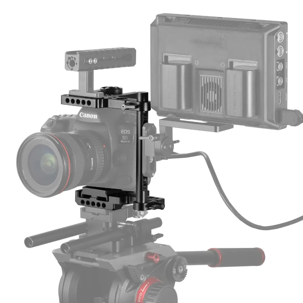 SmallRig Quick Release DSLR Камера клетка (средний) для Canon 5D 5 dmkii/5dmkiii/5 dmkiv Nikon D750/D800/D810 2127|Клетки