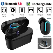 Newset TWS Bluetooth 5 0 Earphone Stereo Wireless HIFI Sound Sport Earphones For iPhone xiaomi Smart Phone
