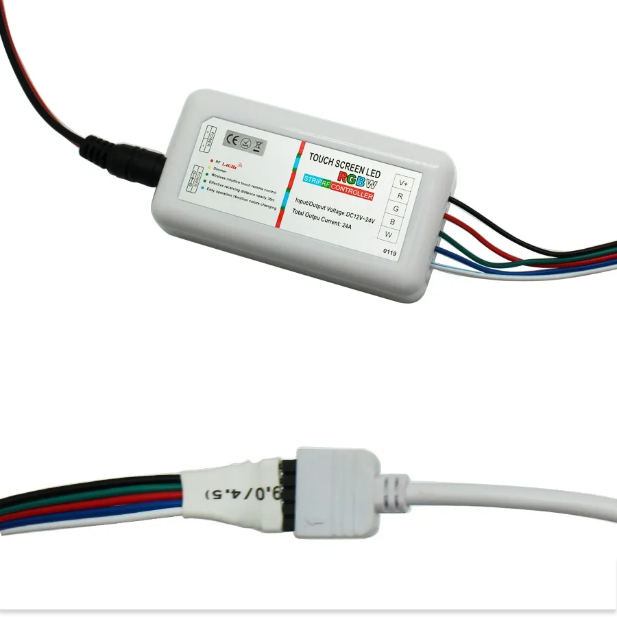 DC12V светодио дный света RGBW Водонепроницаемый/Non-Водонепроницаемый SMD 5050 светодио дный лента гибкая лента + 2,4 г РФ Пульт дистанционного