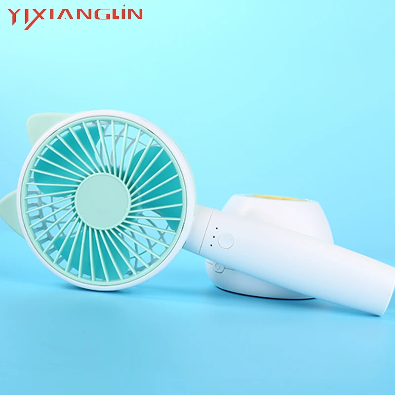 

YIXIANGLIN brand EFA07-06 Mini Handheld Fan Cooler Handheld USB Charging Mini Desk Fan Rechargeable ABS Portable For sale