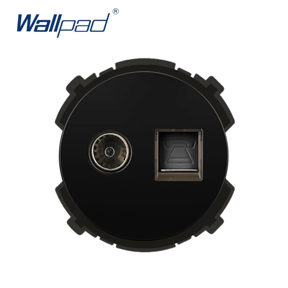

Wallpad TV & TEL Television Telephone Wall Socket Function Key Only Weak Electrical Outlets