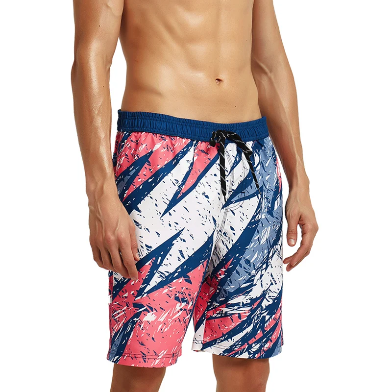 Летний отпуск на море пляжные шорты с принтом, трусы для мужчин одежда для плавания Sunga быстросохнущая серфинг купальники мужские шорты для плавания