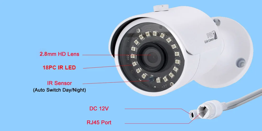 SMTKEY 1080 P/2MP/4MP/5MP XMEye ONVIF P2P 3,6 мм широкий обзор H.265 IP камера RTSP DC 12 В/48 В POE IP Сетевая камера