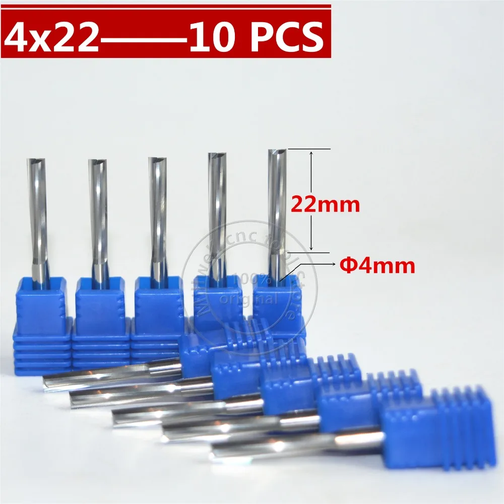 

4mm*22mm,Freeshipping,CNC wood tools,carbide End Mill,woodworking insert router bit,2 straight flute end mill,MDF,PVC,Acrylic