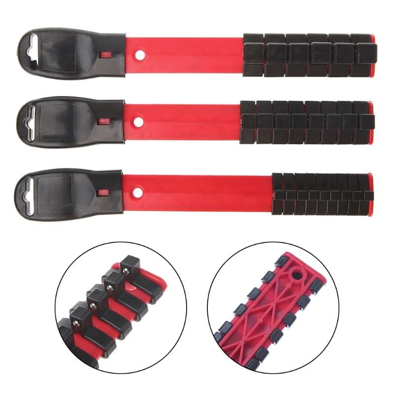 

1PCS Socket Rack Storage Drive Rail Tray Holder Wall Wrench 1/4" 3/8" 1/2" W-store D20_A