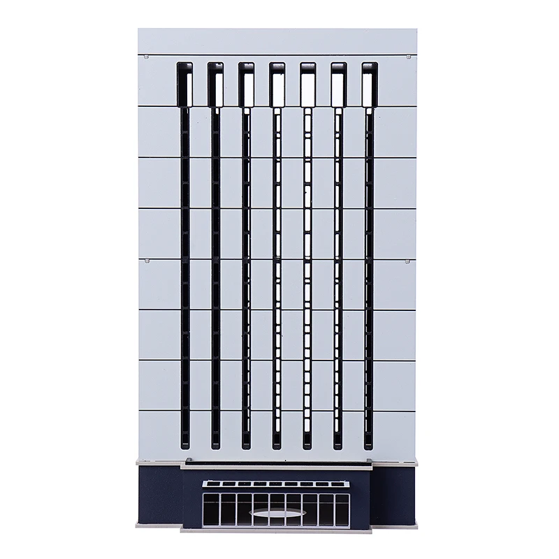 1/150 N масштаб пластиковый небоскреб Строительная модель современное предприятие офис сборка детей DIY модели строительные игрушки, поделки