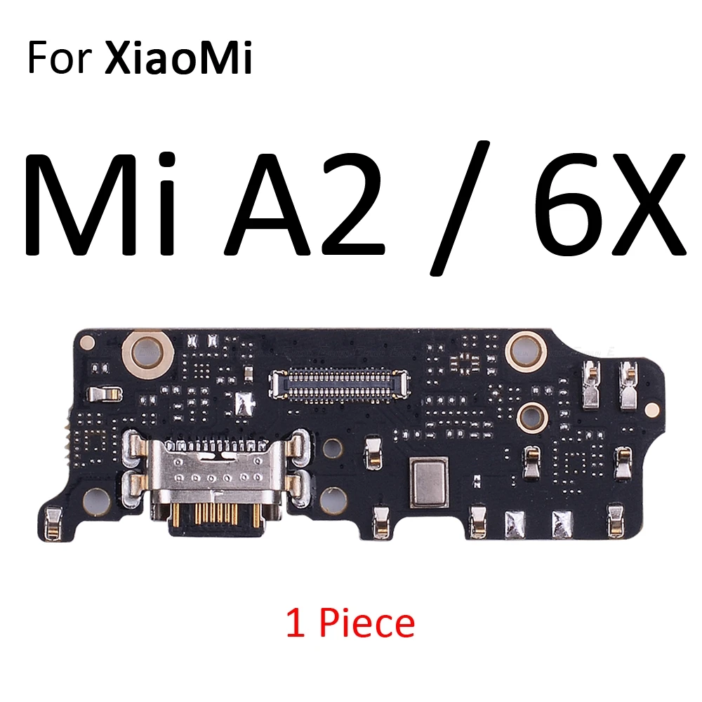Usb зарядный порт док-станция разъем зарядное устройство для платы микрофон гибкий кабель для Xiaomi Mi 8 SE 6 Mix 2S Max 3 2 A1 A2 Lite 6X 5X - Цвет: For Xiaomi Mi A2 6X