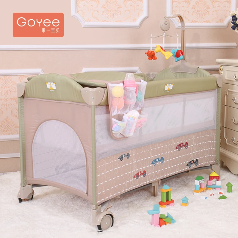 GOYEE кроватка Складная Многофункциональная Европейская портативная игровая
