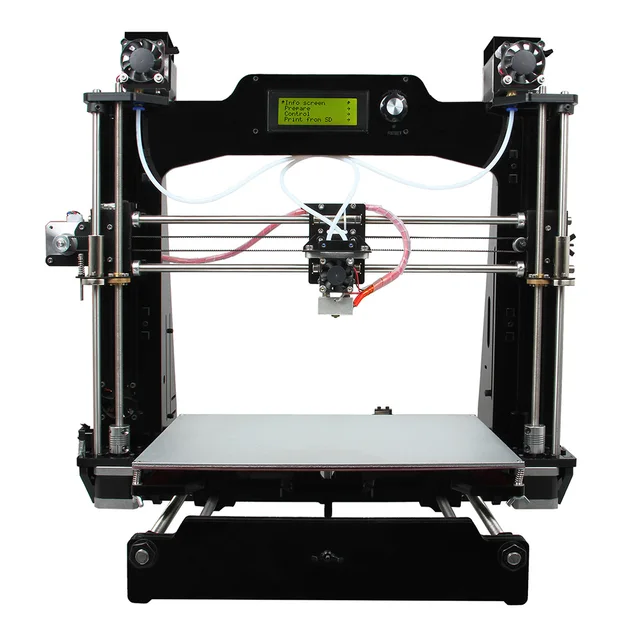 Special Price Geeetech Prusa I3 M201 3D Printer 2-In-1-out Extruder Newest Upgraded Acrylic Frame Reprap DIY Printing Kits Big Printing Size
