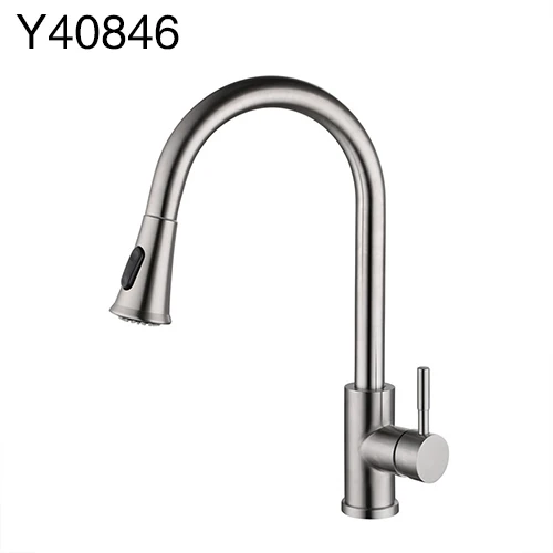 Gappo kitchen Faucets rotatable kitchen drinking water faucet flexible pull out mixer water tap Deck Mounted mixer tap - Цвет: Y40846