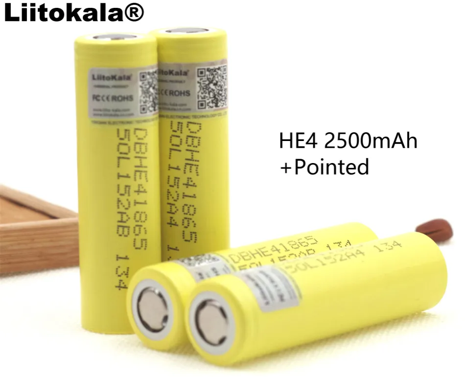 Аккумуляторная батарея Liitokala HE4 100% 4 шт. 18650 в 3 6 мА · ч 20 А 35 для электронной