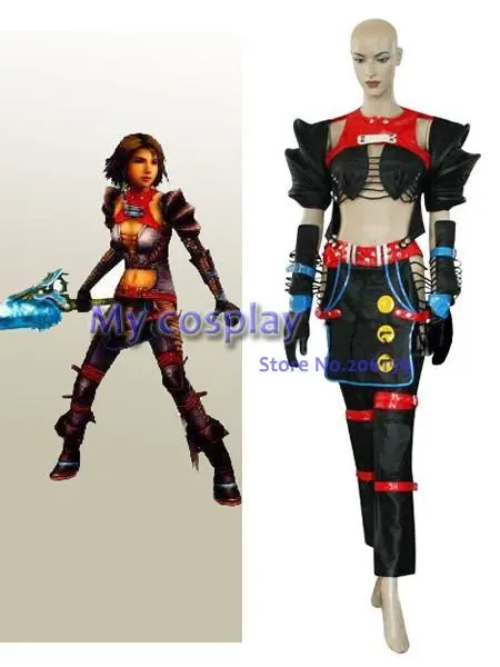 

Anime Final Fantasy Cosplay - Final Fantasy X-2 Warrior Yuna Women's Performance Costume Cosplay Costume Freeshipping